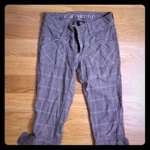 Plaid Capris